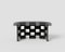 Oval Coffee Table with Dark Marble Base and Smoky Glass Top by Antonio De Marco, Image 2