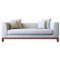 Cupido 180 Glossy Lacquer Base and Beech Wood Sofa by Casa Casati 1
