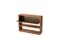 Open Textured Natural Wood Shelves with Metallic Bronze Finish by Ultramobili 9