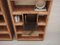 Open Textured Natural Wood Shelves with Metallic Bronze Finish by Ultramobili 14