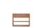 Open Textured Natural Wood Shelves with Metallic Bronze Finish by Ultramobili 7