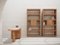 Open Textured Natural Wood Shelves with Metallic Bronze Finish by Ultramobili 16