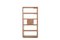 Open Textured Natural Wood Shelves with Metallic Bronze Finish by Ultramobili 12
