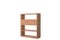 Open Textured Natural Wood Shelves with Metallic Bronze Finish by Ultramobili 3