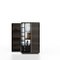 Dark Brown Wooden Structure Bar Cabinet with Glass Shelves Insert by Ultramobili 6