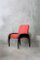 Bright Red Leather and Glossy Lacquered Ash Chair by Casa Casati 3