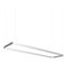 Silberne Eden Rectangle 200 Hängelampe aus Aluminium von JSPR 1