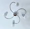 Lampada da soffitto vintage in metallo cromato di Cosack, Immagine 8