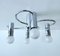 Plafonnier Vintage en Chrome de Cosack 9