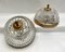 Plafonniers Vintage en Laiton et Cristal, France, 1960s, Set 2 2