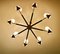 Très Grande Lampe à Suspension Scandinave, 1960s 4