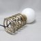 Lampe Spring Blanche et Argentée, 1970s 5
