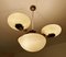 Lampe à Suspension Art Déco en Laiton et Verre, 1930s 16
