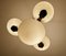 Lampada a sospensione Art Déco in ottone e vetro, anni '30, Immagine 7