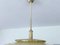 Lampe à Suspension Art Déco en Bras & Verre, 1930s 17