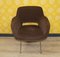 Armchairs in Brown Kord from Fröscher KG, 1970s, Set of 2 3