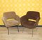 Armchairs in Brown Kord from Fröscher KG, 1970s, Set of 2 1