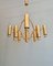 Lustre Tubulaire en Laiton par Gaetano Sciolari pour Boulanger, 1970s 3
