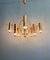 Lustre Tubulaire en Laiton par Gaetano Sciolari pour Boulanger, 1970s 4