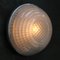 Lampada da incasso vintage in alluminio e vetro trasparente di Holophane, Francia, anni '50, Immagine 2