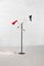 Lampadaire Diabolo à Contrepoids Tricolore, Italie, 1950 1