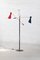 Lampadaire Diabolo à Contrepoids Tricolore, Italie, 1950 6