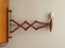 Lampada da parete in teak di Lyfa, Danimarca, anni '70, Immagine 3