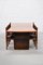 Mid-Century Fliege Esstisch aus Teak & Messing von Harvey Probber Inc., 1955 10