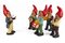 First Half of the 20th Century Musical Band of 5 Gnomes from Heissner Ceramica, Set of 5 18