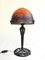 Lampada Art Déco in ferro battuto e foglie di ginko attribuita a Muller Frères per Muller Freres / Edgar Brandt, anni '30, Immagine 9