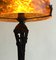 Lampe Art Déco en Fer Forgé et Feuilles de Ginko attribuée à Muller Frères pour Muller Frères / Edgar Brandt, 1930s 12