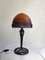 Lampe Art Déco en Fer Forgé et Feuilles de Ginko attribuée à Muller Frères pour Muller Frères / Edgar Brandt, 1930s 7