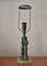 Lampe de Bureau Grace Scandinave en Bronze avec Socle en Marbre Vert, 1930s 2