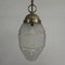 Lampada a sospensione Art Déco con catenina, anni '30, Immagine 9