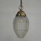 Lampada a sospensione Art Déco con catenina, anni '30, Immagine 7