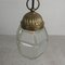 Lampe à Suspension Art Déco avec Abat-Jour à 6 Côtés sur Chaîne, 1930s 10