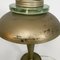 Lampada da tavolo Art Déco rotonda in ottone e vetro, Italia, anni '30, Immagine 12