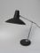Lámpara de mesa de laca negra y cromado, años 60, Imagen 3