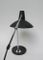 Lámpara de mesa de laca negra y cromado, años 60, Imagen 4