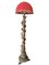 Mid-1800s Carved Wood Floor Lamp with Putti and Birds, 1850 16