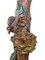 Lampada da terra in legno intagliato con putti e uccelli, metà del 1800, 1850, Immagine 7