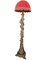 Lampadaire Mid-1800 en Bois Sculpté avec Putti et Oiseaux, 1850 4