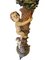 Lampada da terra in legno intagliato con putti e uccelli, metà del 1800, 1850, Immagine 8