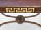 Late 19th Century Louis XVI Plum Pudding & Gilt Centre Side Table 15