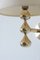 Lampade da parete placcate in oro a 24 carati di Hugo Asmussen, Danimarca, anni '70, set di 2, Immagine 5