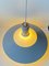 Lampada da soffitto Klasspendel vintage grigia di Louis Poulsen, anni '70, Immagine 3