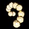 Lampada a sospensione Cascade vintage con 10 paralumi in ottone attribuita a Hans-Agne Jakobsson per Markaryd, Svezia, anni '70, Immagine 6