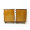 Mid-Century Bedside Tables in Oak and Walnut Veneer, Czechoslovakia, 1950s, Set of 2 7