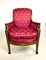 Empire Square Armchair with Gondola Back and Sculpted Egyptian Figures, Paris, France, 1810s 1