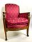 Empire Square Armchair with Gondola Back and Sculpted Egyptian Figures, Paris, France, 1810s 2